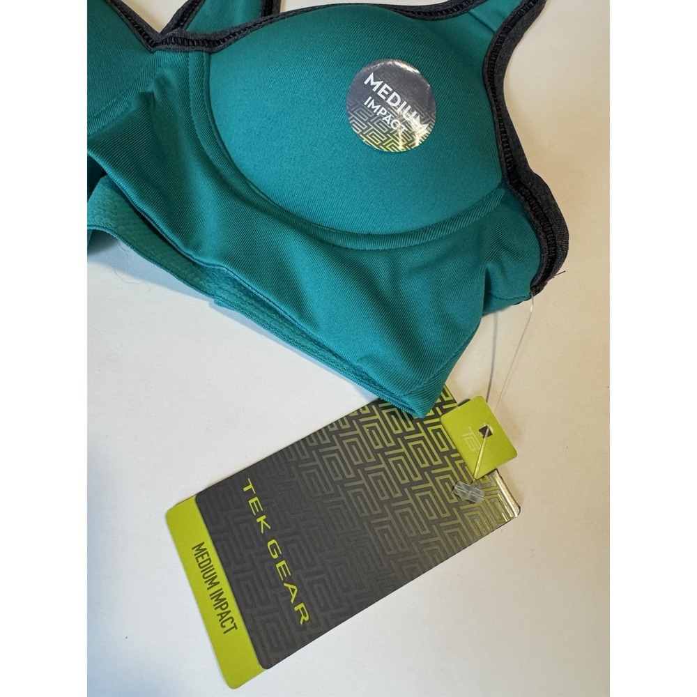 Tek Gear Women's Sport Bra Size XS Medium Impact New NWT - Picture 2 of 4